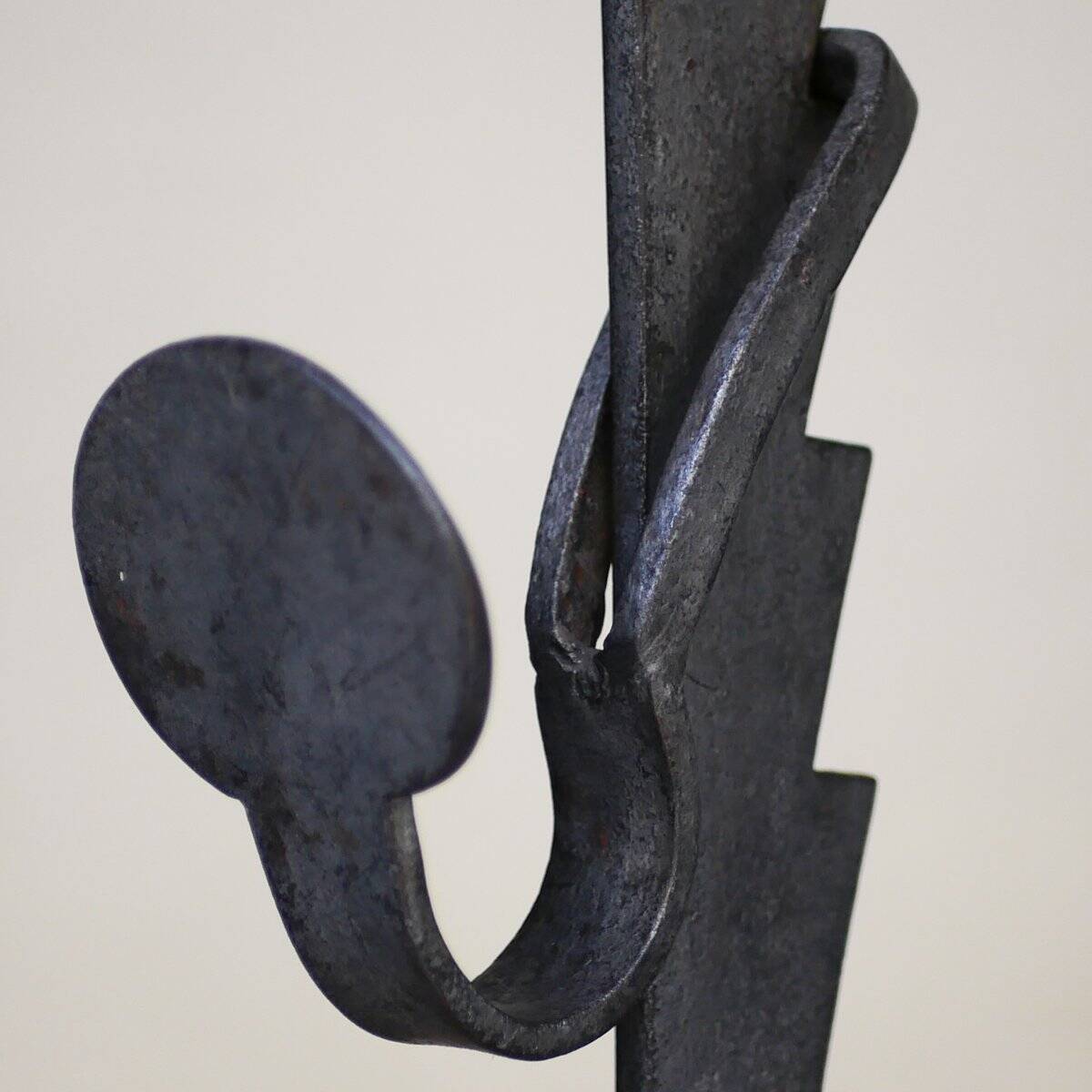 Grilles de cheminée brutalistes, années 1930, ensemble de 2