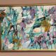 Huile sur toile suédoise – “composition” attribuée à gunnar alvarna