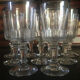 Lot de 9 verres anciens 1900