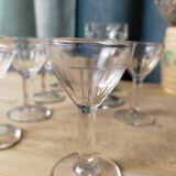 Lot de 8 Verres à pied - verres de bistrot