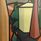 Oil painting still life Franco Prayer (1924) 60x50 cm