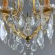 Crystal chandelier and gilded brass, Louis XV style, 19th century.