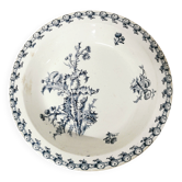 Shallow dish Chardons Gien - late 19th century