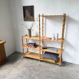 Large rattan shelf 1960