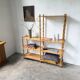 Large rattan shelf 1960