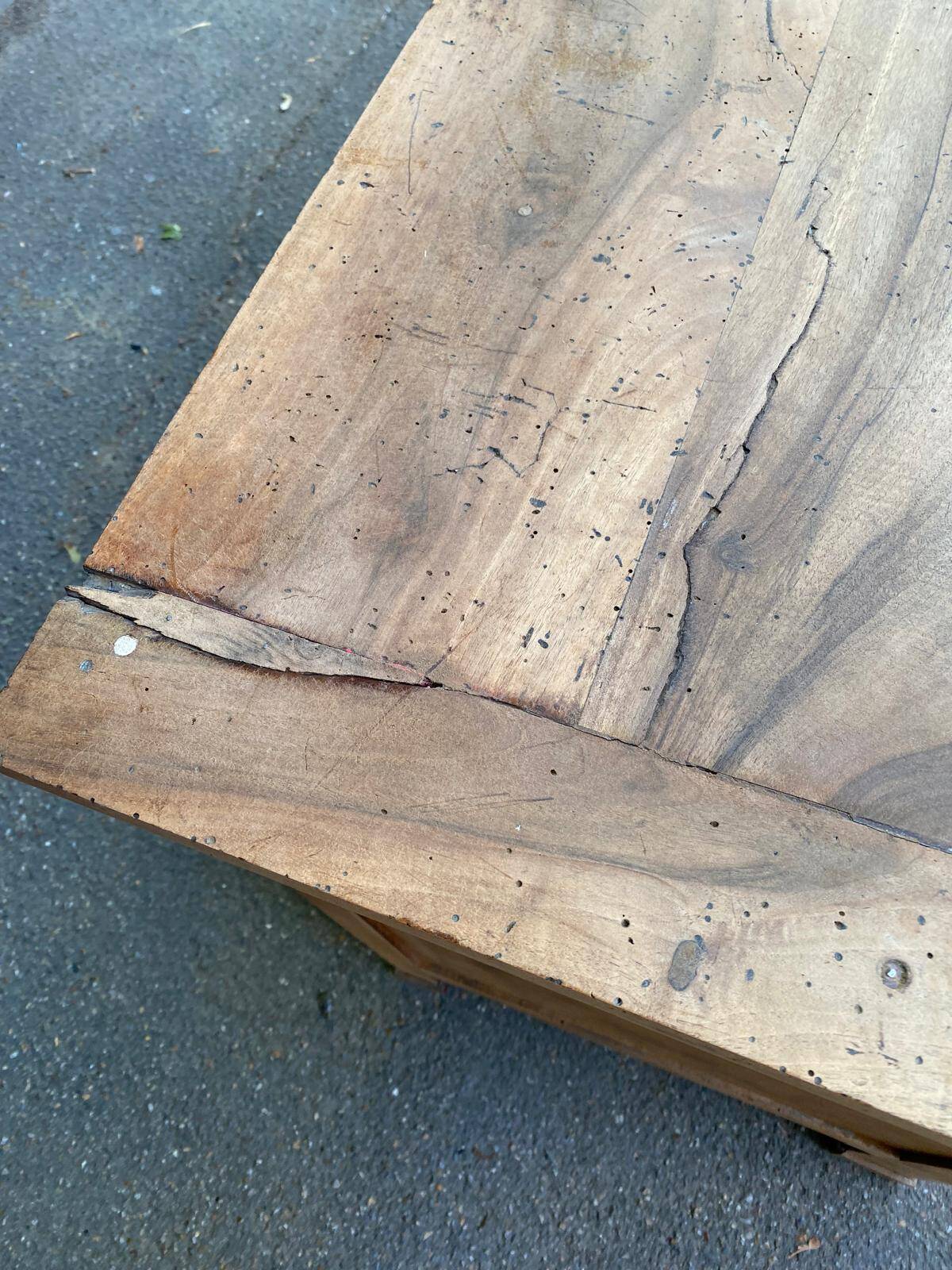 Commode vintage en bois massif Louis Philippe XVIIIème