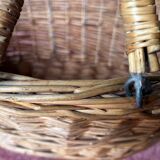 Wicker basket 2 vintage handles