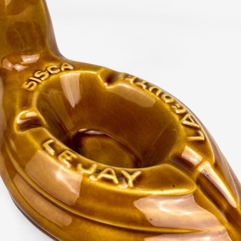 Advertising ashtray in Earthenware Lejay Lagoute