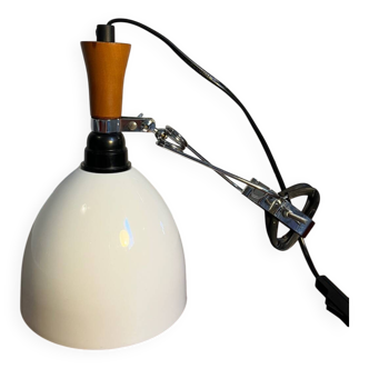 Lampe d’atelier à pincer articulée
