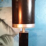 Lampe métal & bois 1970s