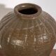 Small antique olive green vase (c.1900)
