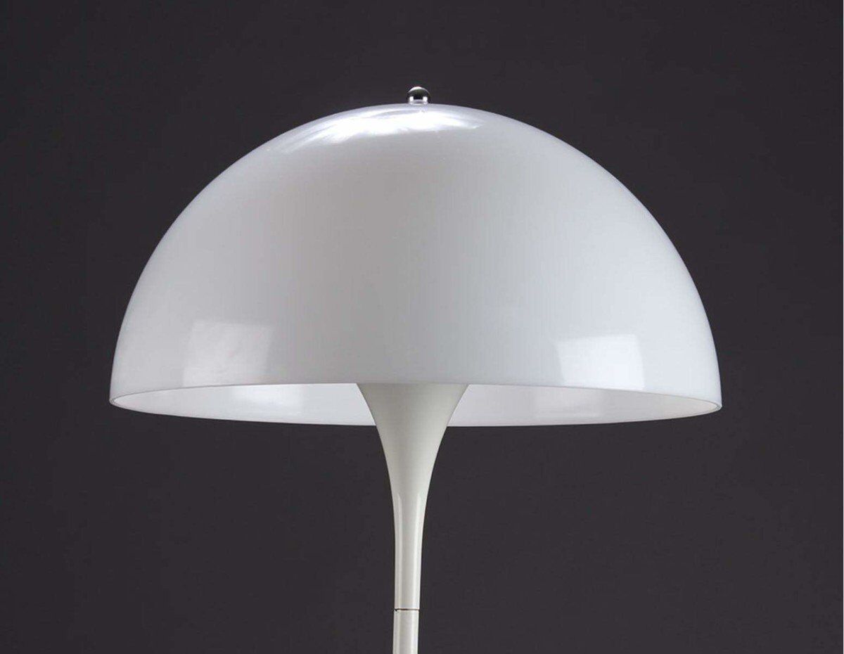 Floor lamp "Panthella" white Verner Panton of the 1970s