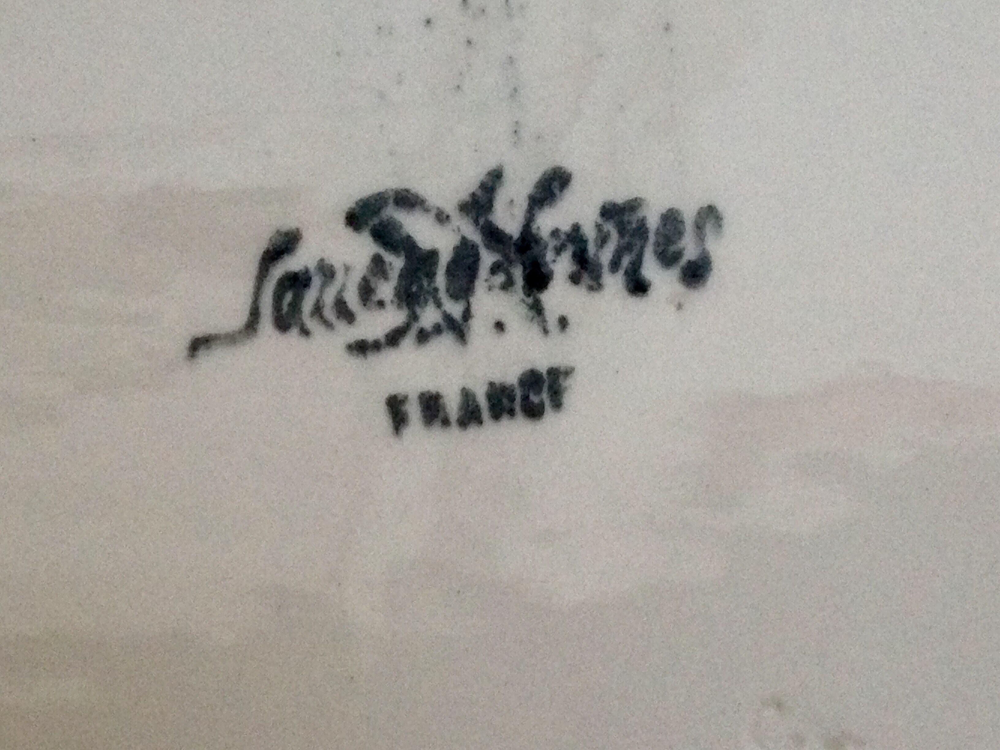 Dishes Sarreguemines circa 1900