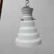 Antique stepped opaline glass pendant light