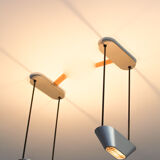 Pair of Artemide chandeliers, model Sidone Designer De Pas - D'urbino -Lomazzi Italia anni 80'