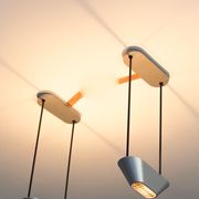 Pair of Artemide chandeliers, model Sidone Designer De Pas - D'urbino -Lomazzi Italia anni 80'