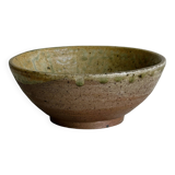 Handmade ceramic craft bowl, rustic glazed bowl