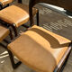 6 sled chairs by Baumann - Seats refurbished to new.