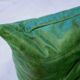 Vintage two-seat Togo sofa with arms in green leather by Michel Ducaroy for Ligne Roset, 1970s