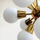 Czechoslovak sputnik chandelier by Kamenický Šenov, 1960s