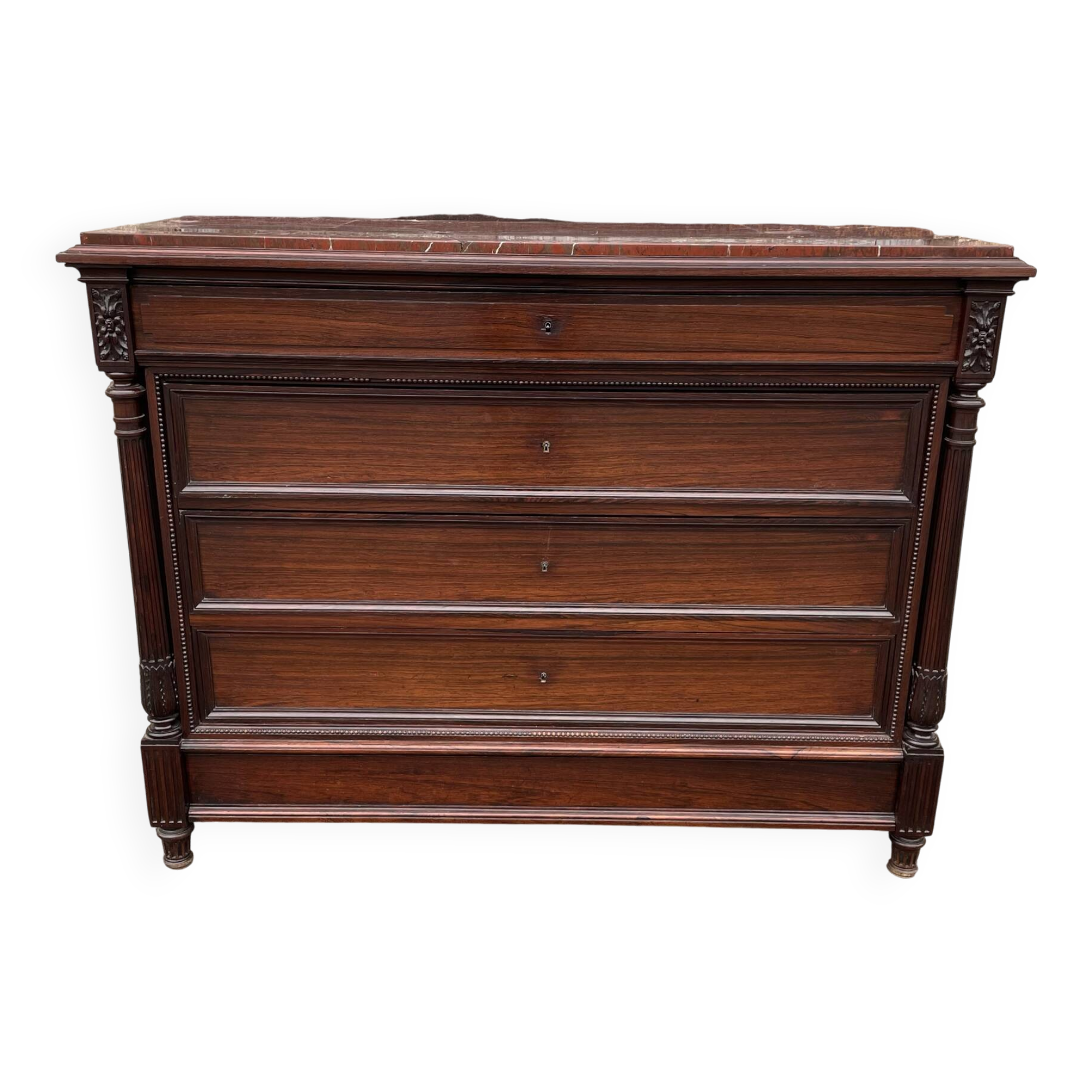 Louis Philippe commode / chest from the 19th century. Op
