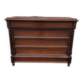 Commode / coffre Louis Philippe du 19ème siècle. Op