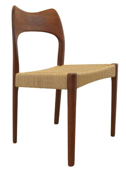 Lot de 4 chaises à manger 'Logster' - Arne Hovmand Olsen