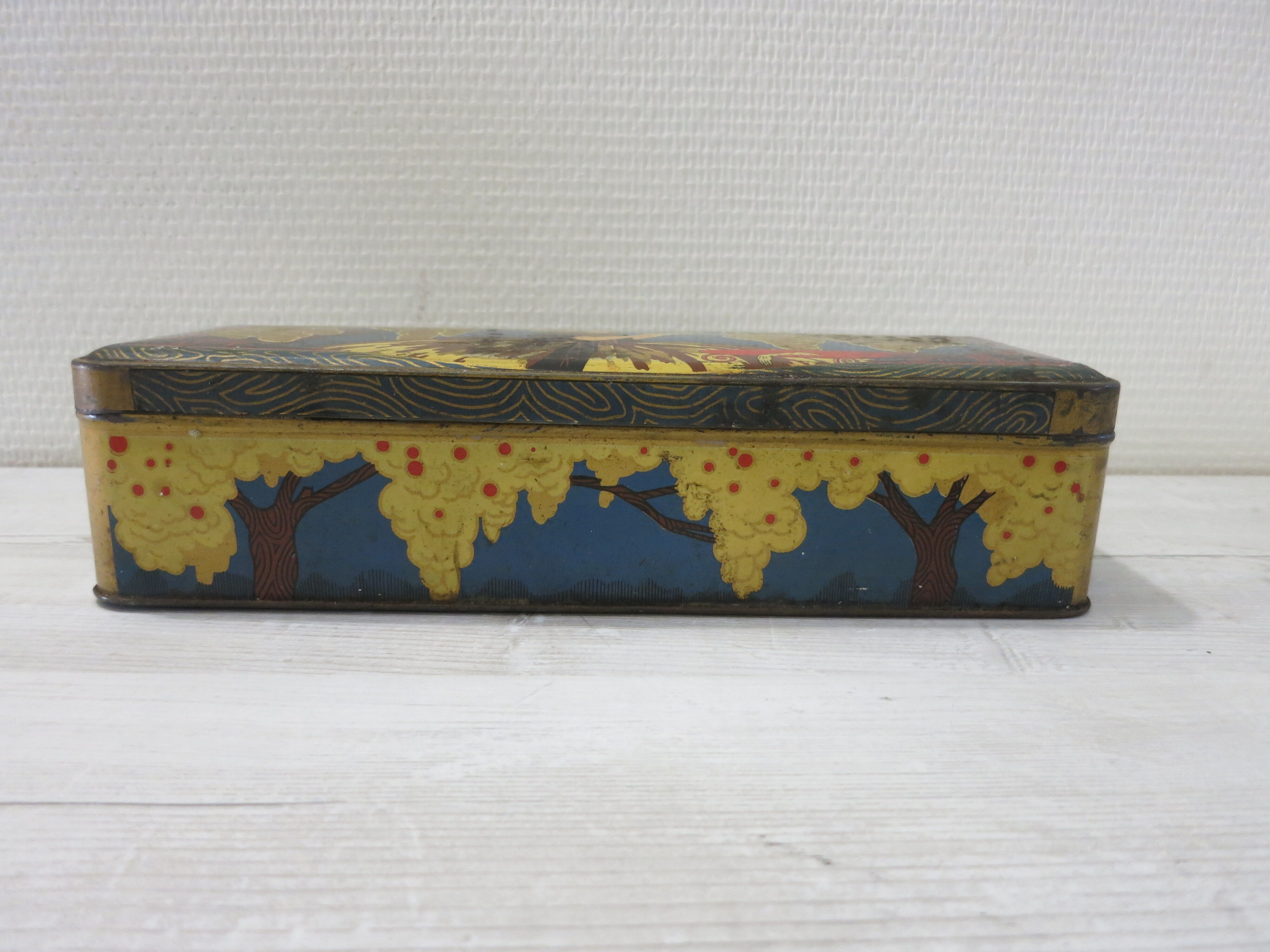 Lithographed cookie box