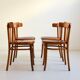 4 Thonet bistro chairs 1950s