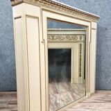 Miroir de boiserie Louis XVI réalisé au XIXeme siècle