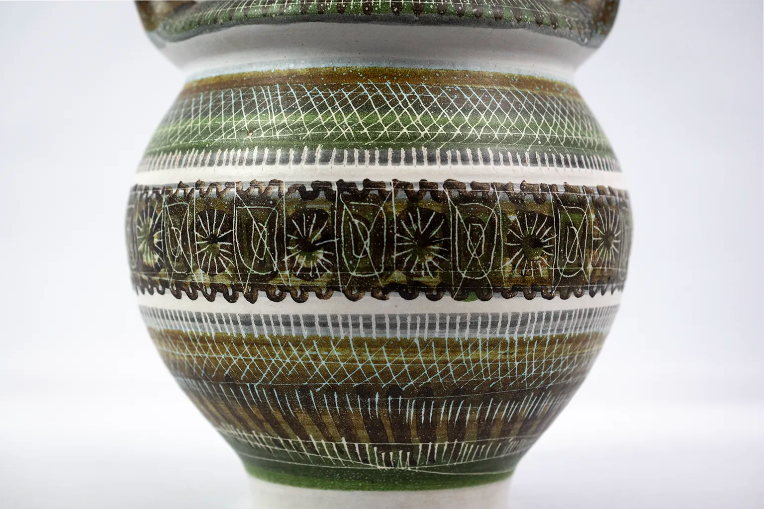 Handled ceramic vase glazed by Marcel Guillot – 1950s