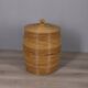 Vintage 1960s Italian design bamboo storage basket