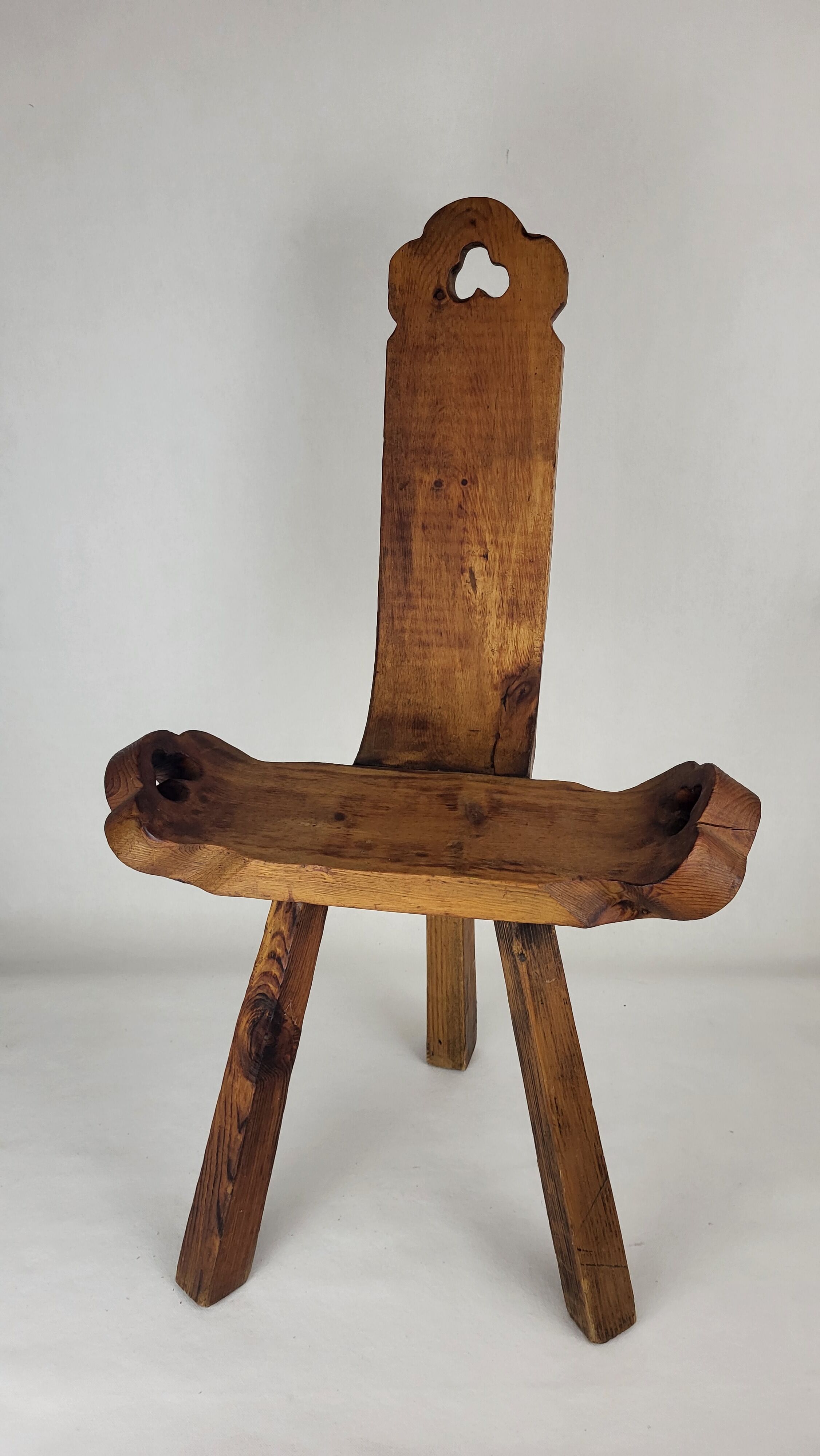 Brutalist tripod stool / chair