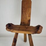 Brutalist tripod stool / chair
