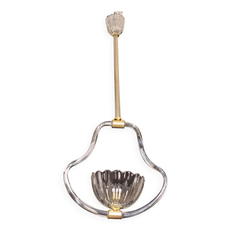 Élégant lustre Art Déco Barovier et Toso, années 1940