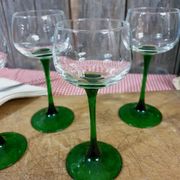 Verres de bistrot verres à vin blanc d'Alsace
