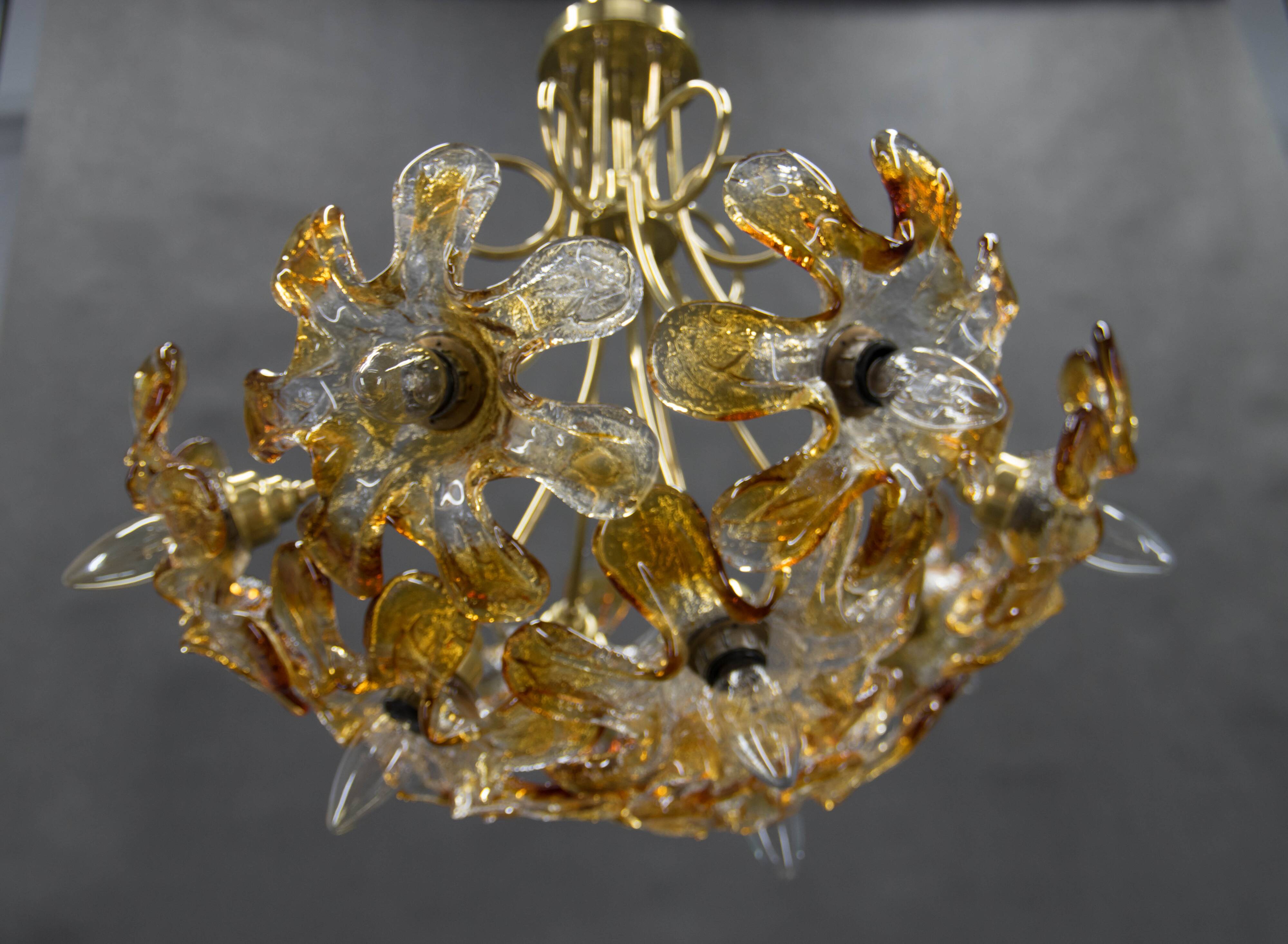 Murano Glass Chandelier, Italy, 1990s