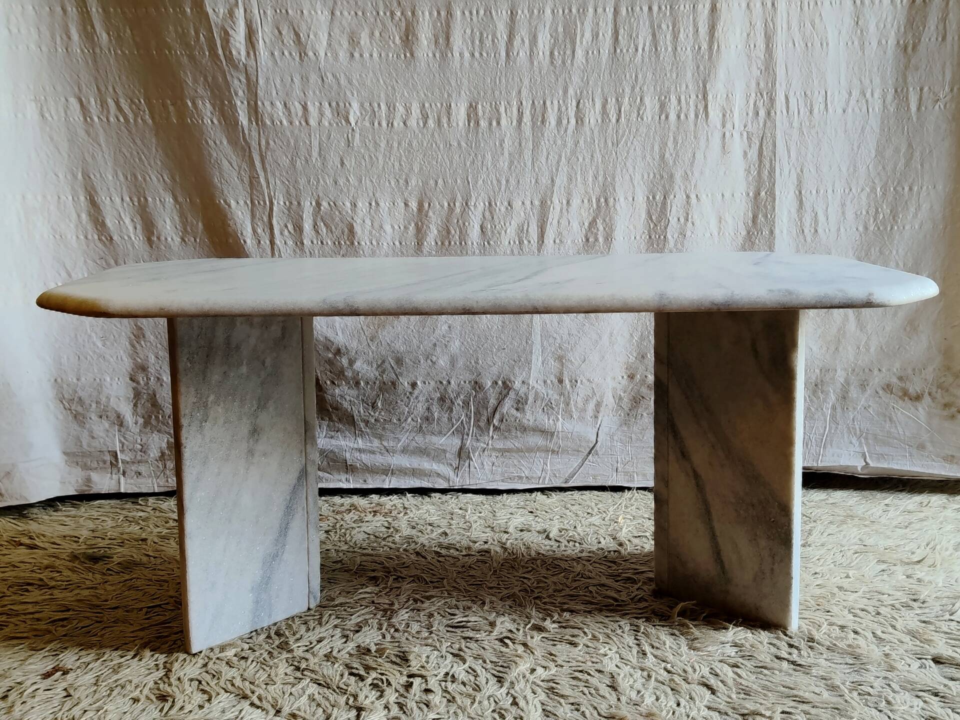 Table basse en marbre, 70's