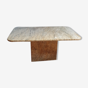 Vintage travertine coffee table