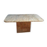 Vintage travertine coffee table