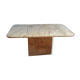 Table basse vintage travertin