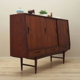 Buffet haut en teck, design danois, années 1960, production : Danemark