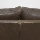 Mid-Century Modern Vintage Leather Cromwell Sofa by Arne Norell, 1960s