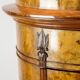 Oval pedestal cabinet - Walnut - Hand polished - Year 1840s