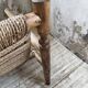 Audoux and Minet cord bench
