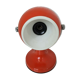 Lampe de table vintage orange