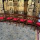 Suite de 6 chaises anglaises en acajou 19eme restaurées