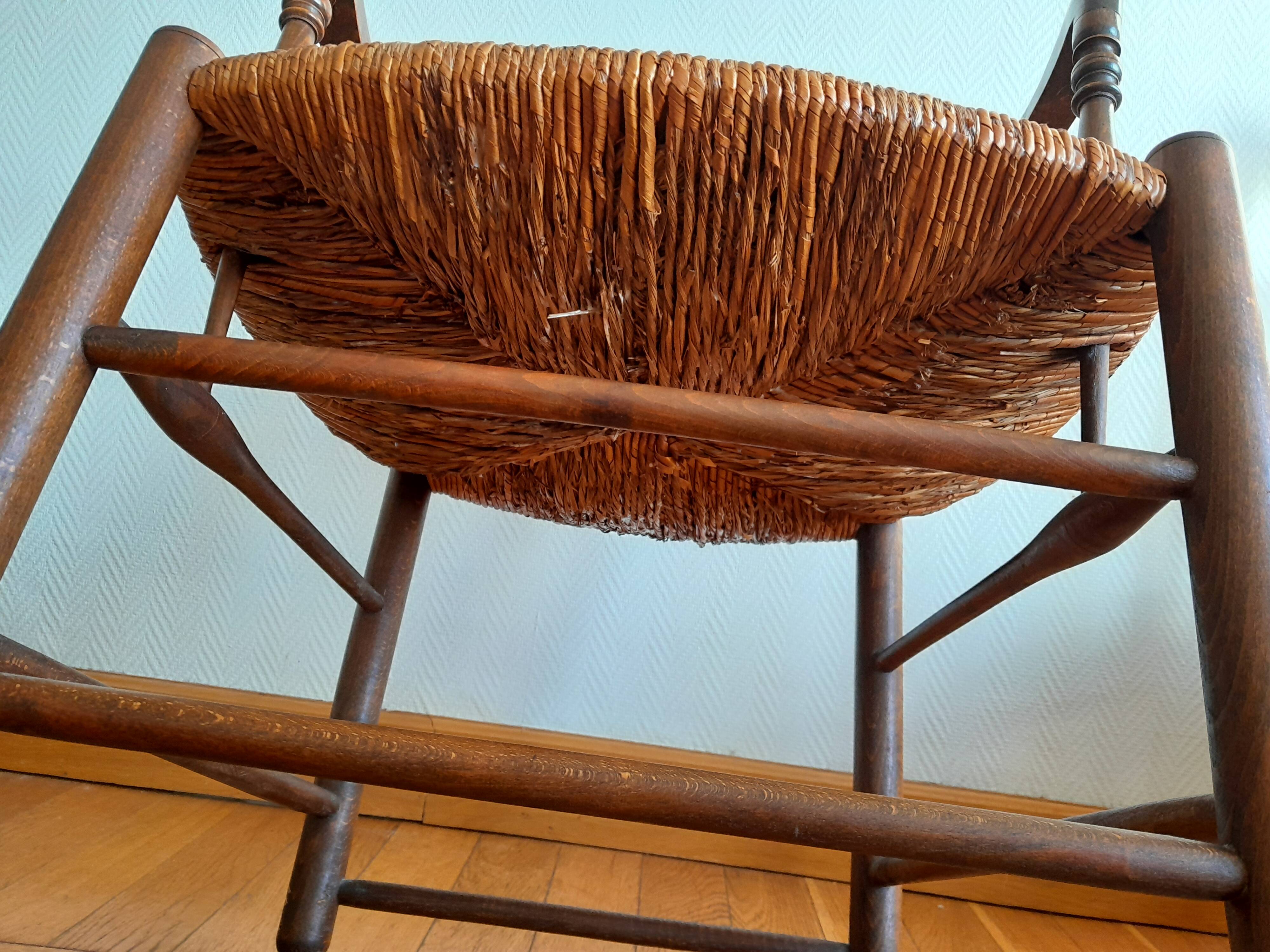 Nursing chair, 19th-century Provençal style