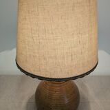 Lampe coloquinte vintage XL en céramique vernissée