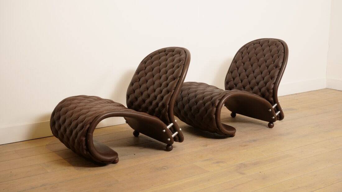 'G de Luxe' System 1-2-3 easy chair | Verner Panton | Fritz Hansen